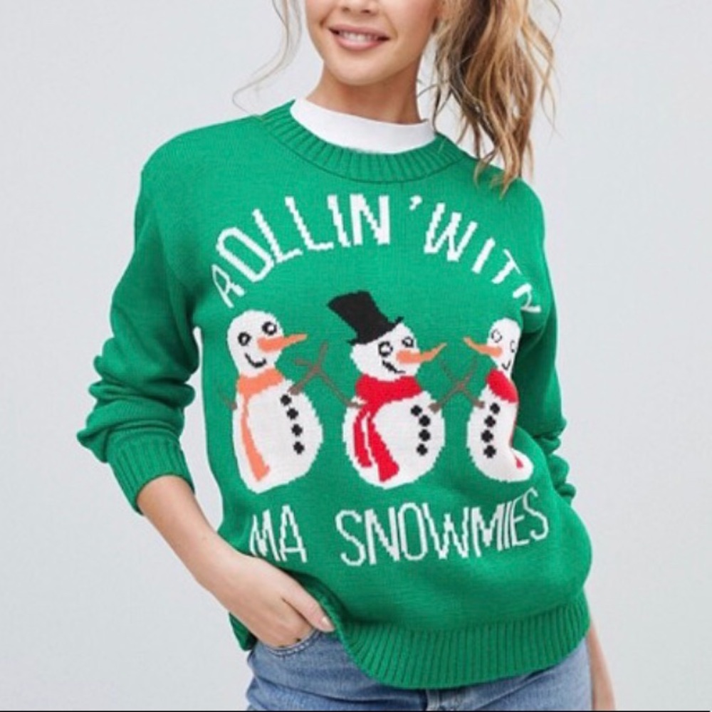 ASOS Women’s Christmas Slogan Sweater